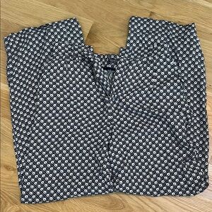 Luxe Geometric Floral Trousers